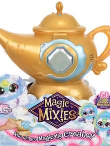 incluye accesorioslampara interactiva con mas de 6 lampara genio interactiva  interiores exteriores niños lampara genio interactiva lampara genio interactiva - Dorado con azul - Ver 1