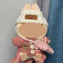 Conjunto De Ropa De Moda Para Muñeca (NO Incluye Muñeca), Conjunto De 3 Piezas De Crochet Hechas A Mano, Ropa Linda, Bolsa, Sombrero, DIY Divertido Y Elegante Accesorios De Ropa Para Cumpleaños De Hijas, Aniversarios Y Regalos De Vacaciones - B(Sombrero Ropa Bolsa Sin Muñeca) - Ver 6