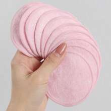 BATENG 5/10/20Pcs Reusable Makeup Remover Pads – Natural Facial Cleansing Sheets, Bamboo Rounds, Gentle Exfoliating Scrub, Deep Cleansing Makeup Removal Sponge, Neutral Plant Fragrance-Free Skin Care Tools For Men And Women, Quick Makeup Removal For All Skin Types, Includes Washable Bag For Laundry & Storage