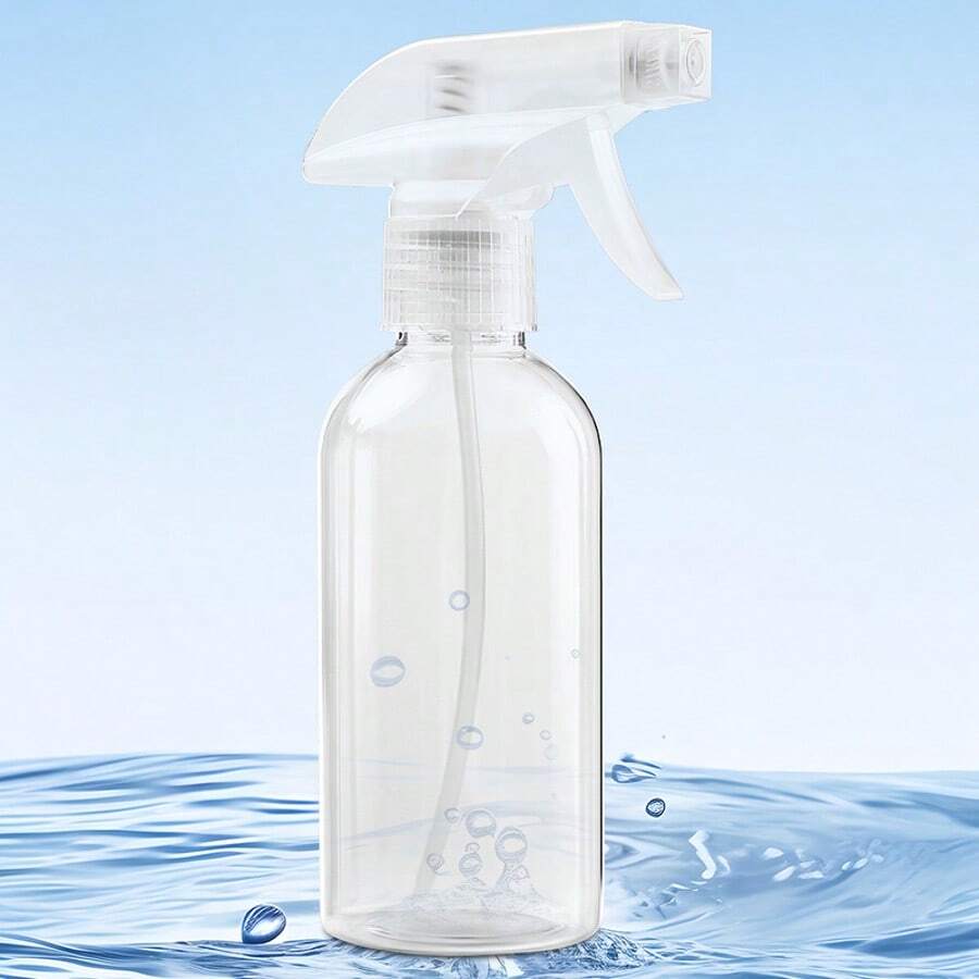 Spray Bottle Multifunctional Reusable Watering Can Can Be Used For Cleaning, Gardening, Hair Salon, Beauty, Bathroom Cleaning, Dispensing Bottle, Clear Color, 250ml Spray Bottle - 無色 - 查看 1