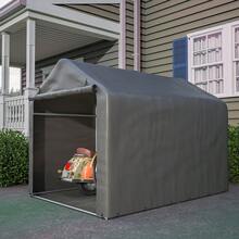 Jaxilyn Tool Shed, 160x220x165 Cm Bicycle Garage, Garage Tent, Garden House Storage Tent Bicycle Shed Tool Tent Storage Garage, Dark Gray - 灰色 - 查看 5
