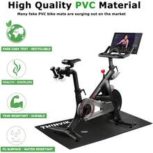 30*60in /30*72in Trainer Cycleops Rowe Indoor Cycling Exercise Stationary Bike With Stone Texture 4mm/6mm Thicknesswq