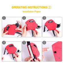 Etiquetadoras de Precios manual, rotuladoras de precios para negocios para etiquetas adhesivas - A - Ver 4