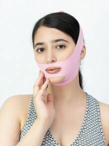 1pc Women Face Mask Bandage Sleep Mask Face Sculpting, Suitable For Daily, Household, Office Or Gym Wear