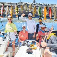 钓鱼生日装饰，成人钓鱼派对用品太阳鱼鳟鱼鲈鱼钓鱼横幅 - 彩色 - 查看 5