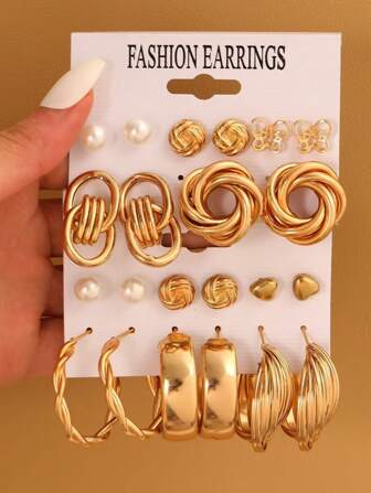 时尚夸张奢华珍珠耳环，适合女士，用途广泛