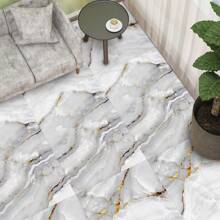 10 Peças Adesivos de Azulejo de Parede e Piso de PVC com Padrão de Mármore Moderno, Adequado para Cozinha, Sala de Estar, Banheiro, Móveis e Decoração de Casa DIY, Papel de Parede, Decoração de Parede, Azulejos de Piso, Decoração de Cozinha, Piso, Azulejos Autoadesivos de Piso, Decoração de Sala de Estar
