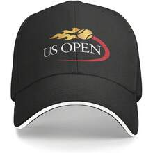 Humorous Adjustable US Open Tennis Cap Baseball Cap Golf Cap For Men And Women - Đen 5 - Xem 8