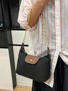 Bolsa de Ombro de Capacidade Grande, Moda, Casual, Trabalho e Escola