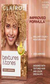 Clairol Textures &Amp; Tones Permanent Hair Dye, 1B Silken Black Hair Color, Pack Of 1