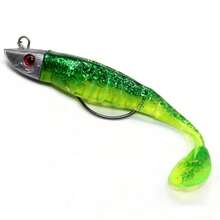 10cm 15.5g 13cm 26g T Tail Soft Lure Jig Head Soft Fishing Lure With Barbed Hook - Multicolor - View 10