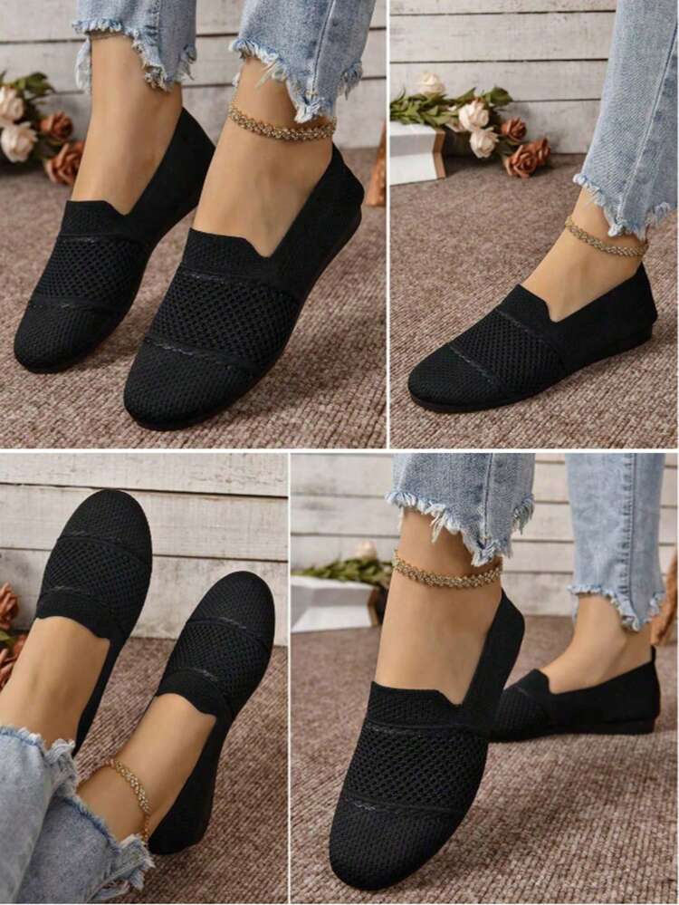 Women Flats - Black - View 9