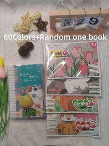 80pcs/60pcs/48pcs/36pcs/24pcs/12pcs Acrylic Marker Pens, Art DIY Graffiti Pens, Colorful Painting Watercolor Art Marker Set, Opaque Waterproof Large Capacity Color Pencils, Excellent Gift For Students, Perfect Gift For Giving, Halloween Gift, Christmas Gift Back To School,Back To School,School Supplies