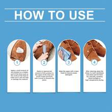 1pc Suede And Nubuck Cleaner Set (100ml Cleaner + Brush + Cloth), Suitable For Knitted Boots, Leather, Canvas Cleaning