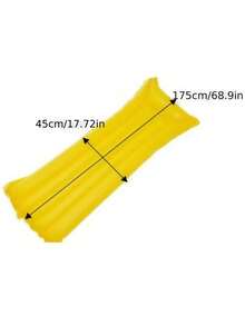 1 pieza Flotador de piscina inflable de diseño minimalista de unicolor, cama flotante para fiestas en la piscina de verano - Balsa flotante de color sólido - Ver 8