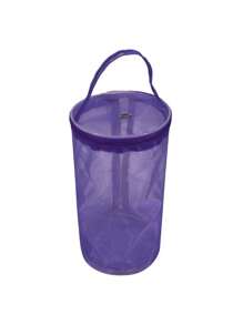 Bolsa portátil de almacenamiento de hilo, bolsa de malla hueca para hilos de lana de tejer y ganchillo, bolso de mano para almacenamiento de manualidades, herramientas y accesorios de costura