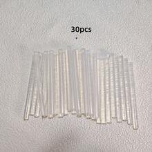 10 piezas/30 piezas/50 piezas/100 piezas Barras de pegamento termofusible transparentes, adhesivo para manualidades DIY, adecuado para pistola de pegamento, uso en oficina y hogar, barras de pegamento termofusible industrial