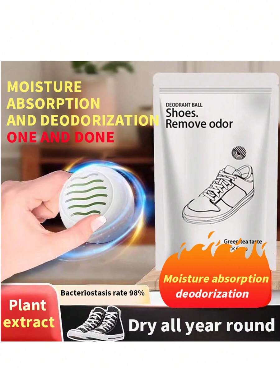 Shoe Cabinet Deodorizer Ball, Odor Eliminator, Air Freshener, Long ...