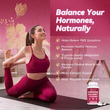 Hormone Harmony For Women With DIM & SGS – Women' S Hormone Balance Blend – Supports Estrogen Health, Mood, PMS & Menopause – 120 Capsules - Không có hương vị - Xem 2
