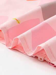 mini bala 女童荷叶边连帽夹克 2025 春季轻盈甜美外套