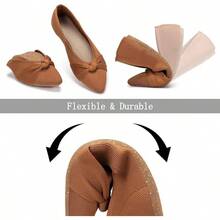 Womens Flat Shoes Classic Pointed Toe Flats Knitted Dress Shoes Soft Comfortable Dressy Flats Women - 討好 - 查看 3