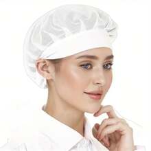 1pc Breathable Mesh Anti-Dust Hat For Cafeteria, Restaurant, Factory, Worksite, Kitchen, Chef, Non-Slip Sweatband, Suitable For Cooking, Dustproof, Oil-Proof, Breathable - Multicolor - View 8