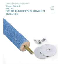 2 件装鹦鹉栖木砂纸杆玩具支架棒抓爪器磨爪棒