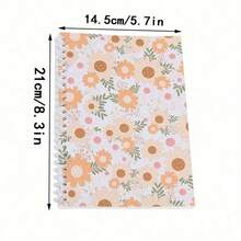 A5 Reusable Sticker Collection Book - 32 Rectangular Non-Sticky Sticker Pages, Adult Sticker Album,School Supplies,Back To School - Navy Blue - View 3