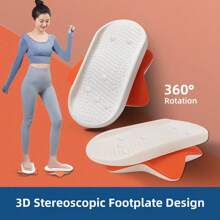 1-delig taille-draaibord, balansbord, afslankend en mooi taille-draaibord, sportuitrusting, taille-draaibord, fitnessapparatuur voor zowel mannen als vrouwen, fitnessaccessoires