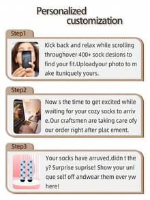 1 Pair Customizable Men's Mid-Calf Socks With Personalized Face Pattern, Can Print Any Face On Socks, Personalized Photo Socks, Fun Customized Image Mid-Calf Socks, Suitable For Valentine's Day, Birthday, Gift, Halloween And Other Occasions, Personalized Customization - Multicolor - View 7