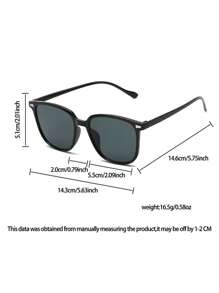 Set Of 3 Girls Plastic Geometric Frame Tinted Lenses Personalized Fashion Glasses For Vacation Parties