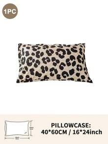 1pc/2pcs/4pcs Leopard Print Pillowcase (Pillow Insert Not Included), Soft & Comfortable, Suitable For All Seasons - Multicolor - View 47