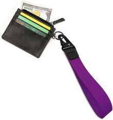 Universal Wrist Key Lanyard| Hands-Free Anti-Loss Strap, Adjustable & Unisex For Sports, Work & Outdoors - Purple - View 5