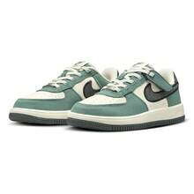Preschool Nike Air Force 1 Low EasyOn LV8 3 Coconut Milk/Vintage Green (HJ4293 100) - 綠色 - 查看 3
