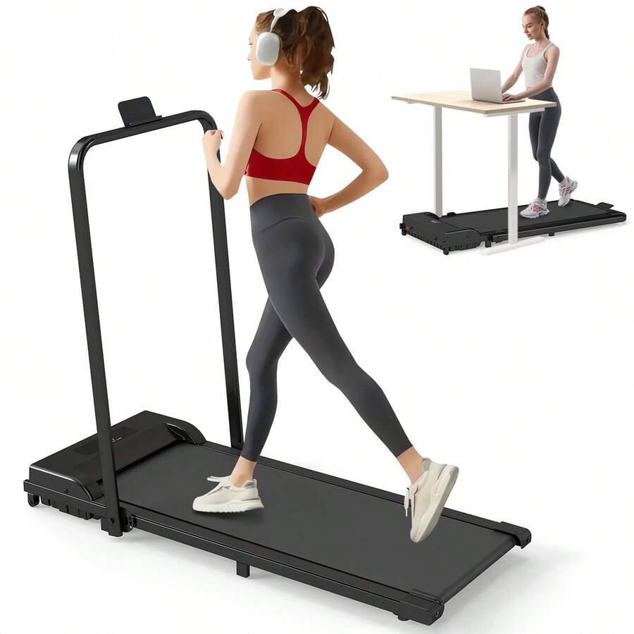 3-In-1 Walking Pad, Suitable For Walking And Jogging, Desktop Treadmill For Home And Office Use, Portable Walking Pad Treadmill, Desktop Treadmill With LED Display, Battery-Free - View 1