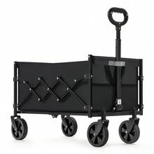 SONGMICS Portable Shopping Carts - Black - View 2