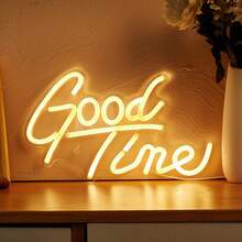 1個“let's Party” Led霓虹燈字母形狀,usb供電,適用於臥室牆面裝飾,節日派對婚禮裝飾 - 彩色 - 查看 19