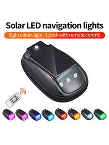 1/2/4pcs Solar Powered Wireless No Drill Truck Roof Lights, Solar Powered With Auto Sensor