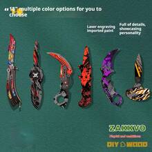 2025 New 3pcs Wooden Model Kit - Handmade Puzzle 3D Toy For Boys - Claw Knife, Flick Knife, Military Knife - Birthday, Halloween, Christmas, Holiday Gift - Perfect Present - Multicolor - View 9