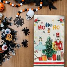 1/1/2 seturi de prosoape de bucătărie în stil Crăciun, cu tematică de spărgător de nuci, cu dimensiunile de 40x60 de centimetri, fabricate din material poliester ultra-moale, imprimate cu șervețele cu tematică de Crăciun și un design de Crăciun fericit. Potrivite pentru mese, restaurante, decorațiuni pentru petreceri și uz zilnic, sunt o alegere ideală pentru decorarea bucătăriei de Crăciun.