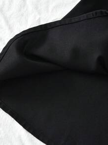 Rochie de fete tinere, cu mâneci lungi și rever blocat în culori, stil dulce și drăguț, potrivită pentru purtare toamnă-primăvară