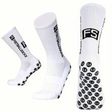 5 Pairs Of Women's And Men's Sports Football Socks Non-Slip Sports Fitness Basketball Cycling Running Rugby Socks