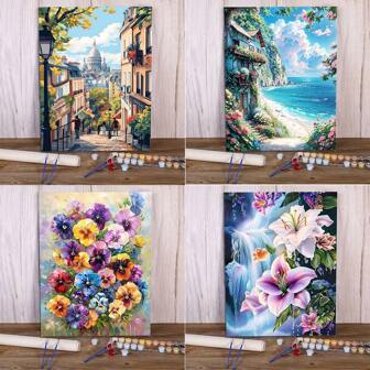 Kit de Pintura por Números para Adultos - Lienzo de 16x20 ", Set de Pintura Acrílica Fácil con Brochas y Pinturas - Perfecto para Decoración del Hogar y Regalos en Cumpleaños, Día del Padre, Navidad, Día de la Madre