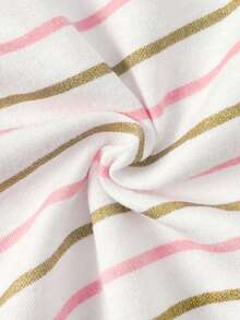 5 Pieces Baby Girls 0-12 Months Casual Short Sleeves Cute Cartoon Baby Bodysuits Four Seasons - Multicolor - View 8