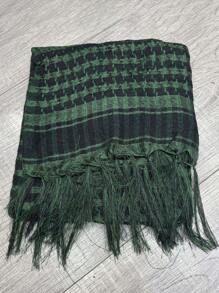 1pc Tactical Desert Military Camouflage Headscarves For Men And Women, Tactical Mesh Camouflage Scarves, Motorcycle Masks, Cycling Arab Scarves, Summer Headscarves, Used For War Games, Sports And Other Outdoor Activities.Halloween