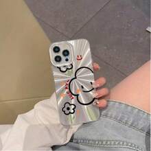 Funda para teléfono 1 pieza Una funda para teléfono 16Pro con patrón de fuegos artificiales de alta gama, con un diseño minimalista con agujeros grandes. Funda para teléfono 6, 15, 14, 13 y 12 modelos Pro y Pro. - Colores mixtos 1 - Ver 3