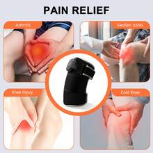 Red Light Therapy Knee Brace,Knee Massager With 5 Vibration,Wireless 660nm And 850nm Red Light Therapy Heating Device For Knee/Elbow/Joint/Shoulder Pain Relief