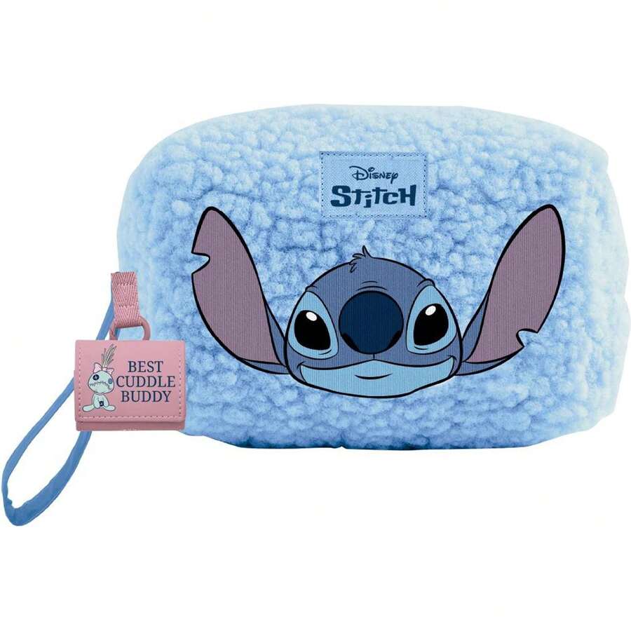 Lilo Y Stitch Stitch Travel Toiletry Bag For Boys And Girls - Perfect Children's Travel Set For Storing Hygiene Items - Ideal For Getaways, Vacations, Daycare Or School - Compact Toiletry Bag With Fun Character Designs - Blue - View 1