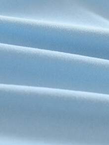 6件套少女休闲运动风纯色无袖背心和简约短裤套装，夏季 - 彩色 - 查看 9