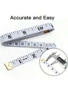 4pc, Portable Tape Measure Self-Tightening Body Measuring Ruler For Measuring Body, 60in/150cm